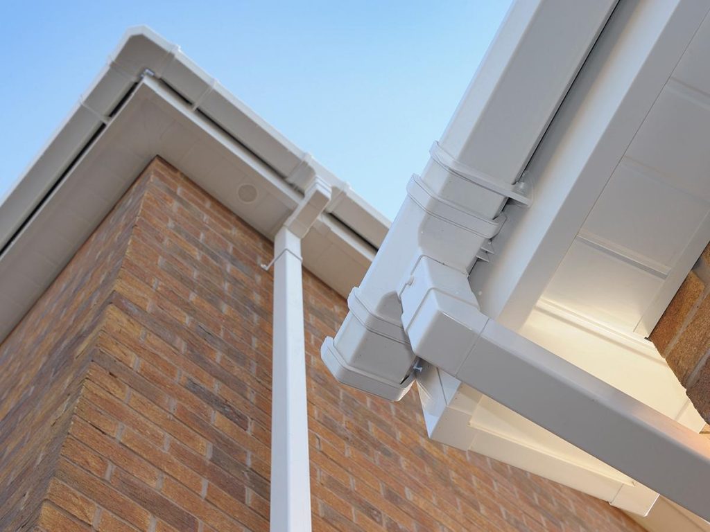 new gutters installed
